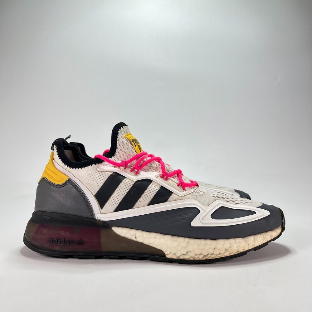 Adidas Ninja ZX 2K Boost Time In White Gray Sneakers Shoes FZ0480 Men’s Size 11